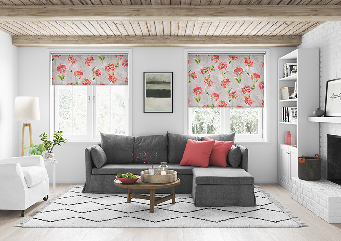 Floral (Blackout), Autumn - Twist&Fit Roller Blind - Image 8